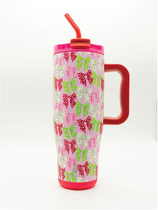 Simply Southern 40oz Tumbler Holiday Dots