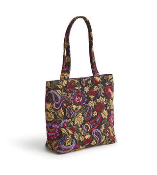 Vera Bradley Small Hathaway Tote Midnight Garden Paisley
