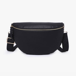 Jen & Co Janae Whipstitch Crossbody Black M2684