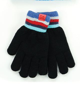 Britt’s Knits Black Plush Lined Gloves