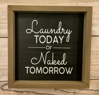 Laundry Box Sign