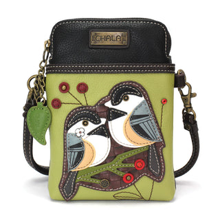 Chala 827 Cellphone Crossbody Chickadee Green
