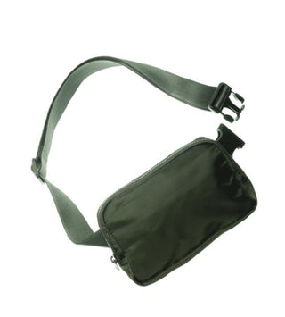 Zenana Everywhere Crossbody Fanny Pack Belt Bag Army Green