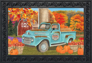 Fresh Picked Pumpkins Doormat