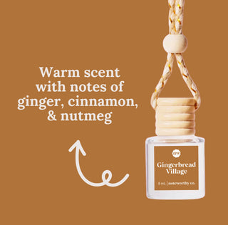 Noteworthy Co. Car Diffuser Gingerbread Village