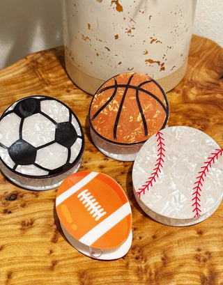Love and Repeat Sports Hair Clip Soccer