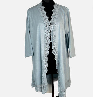 Simply Noelle Cardigan Kimono Blue