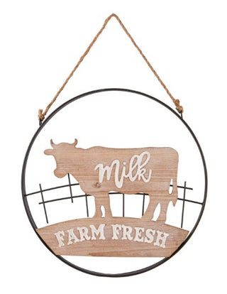 Farmhouse Cow Wall Decor
