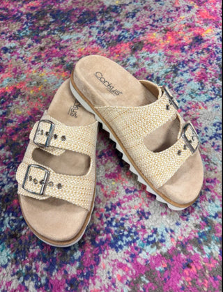 Corkys Dash Sandal Raffia