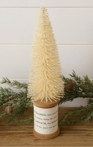 Holiday Bottle Brush Spools w/Base