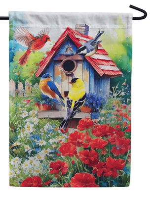 Americana Songbirds Garden Flag