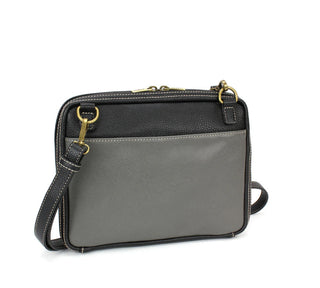Chala 851 Companion Organizer Crossbody Butterfly Gray