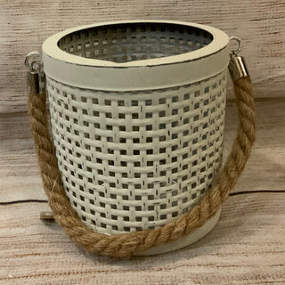 Basketweave Cylinder Lantern