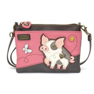 Chala 826 Mini Crossbody Spotted Pink Pig