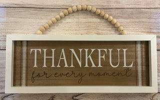 Wooden Inspirational Wall Hanging