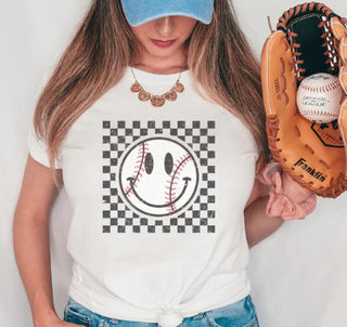 Midwest Tees Baseball Checkerboard T-Shirt