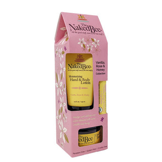 The Naked Bee Gift Collection Vanilla Rose & Honey