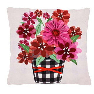 Buffalo Check Flower Pot Interchangeable Pillow