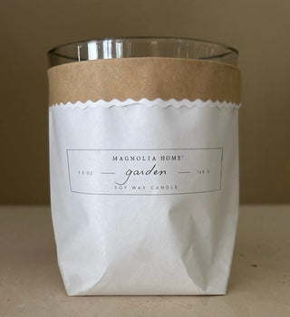 Magnolia Home Kraft Bagged Candle Garden