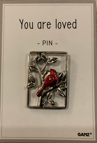 Memorial Cardinal Pin You Are Loved