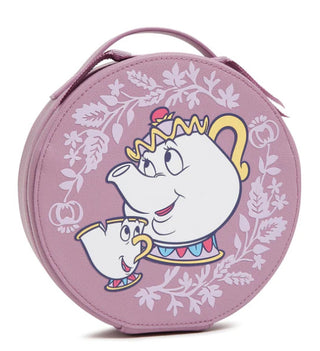 Vera Bradley Disney Cosmetic Literary Belle Mrs. Potts and Chip