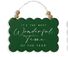 Holiday Sign Ornament