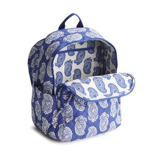 Vera Bradley Bancroft Backpack Iconic Paisley Deep Ultramarine