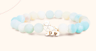 Fahlo Lion Bracelet Sky Stone