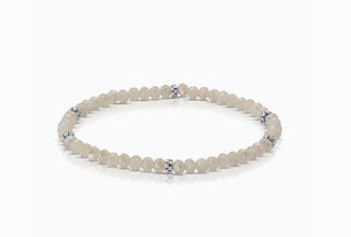 My Fun Colors Mini Crystal Bracelet Champagne Silver Accent