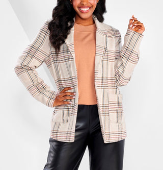 Mudpie Bynes Plaid Blazer