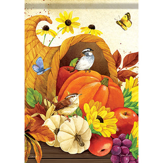Horn of Plenty Garden Flag