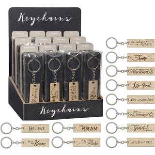 Wooden Keychains