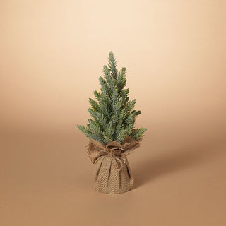 Pine Tree w/Burlap Base 13”