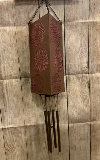 Garden Solar Metal Wind Chime, 33.46”