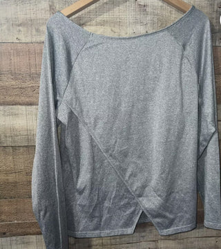 Simply Southern Long Sleeve Sport Top Heather Grey