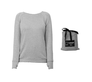 Hello Mello Weekender Crewneck Grey