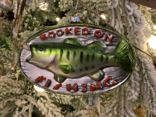 Hooked on Fishing Ornament