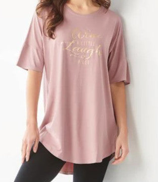 Wine a Little Laugh a Lot Nightgown S/M