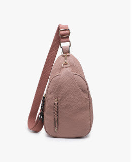 Jen & Co Nikki Sling Crossbody Dusty Rosewood M2342