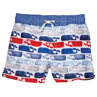 Whale Swim Trunks