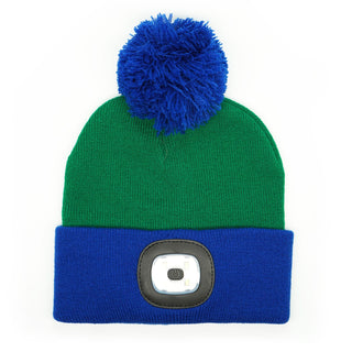 Night Scope Kid’s LED Beanie Green/Blue