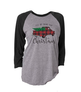 Jane Marie I'll be Home 3/4 Sleeve T-Shirt