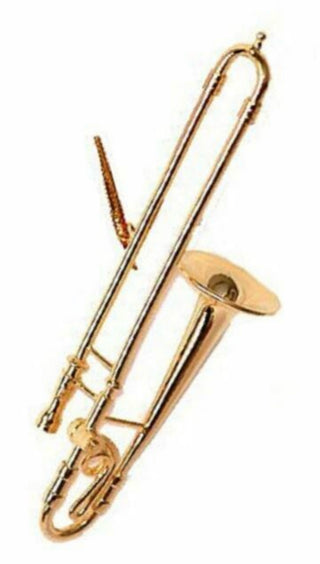 Gold Trombone Ornament