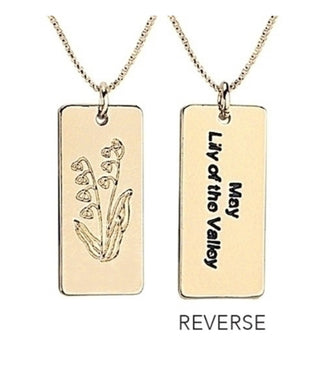 Alexa’s Angels Birth Flower Necklace May