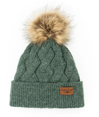 Britt’s Knits Mainstay Plush-Lined Pom Hat