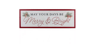 Metal Christmas Wall Sign
