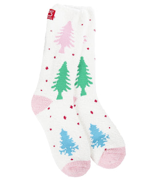 World’s Softest Socks Holiday Cozy Christmas Crew Whimsical Forest