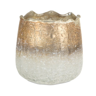 Textured Glass Vase
