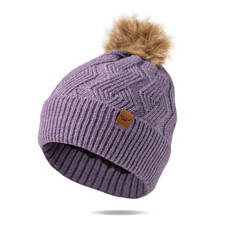 Britt’s Knits Mainstay Pom Hat Purple