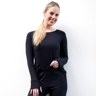 Hello Mello Weekender Crewneck Black